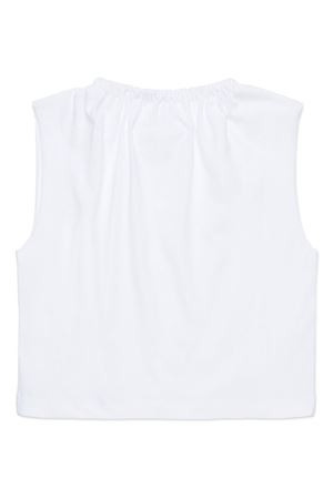 white cotton tshirt MAISON MARGIELA KIDS | M60771MM009M6100